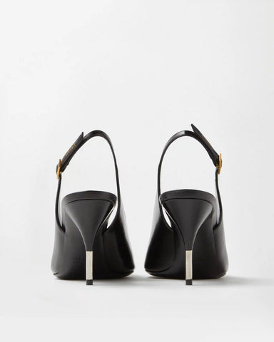 Nyx Leather Slingbacks 80 mm