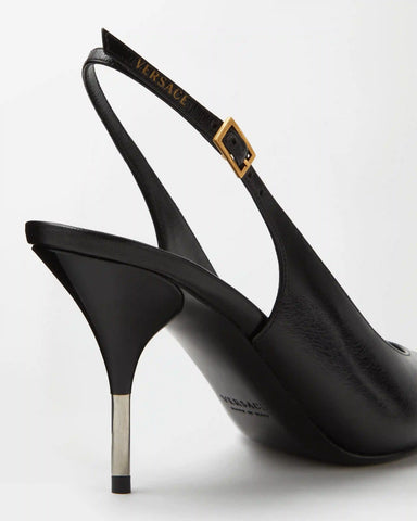 Nyx Leather Slingbacks 80 mm