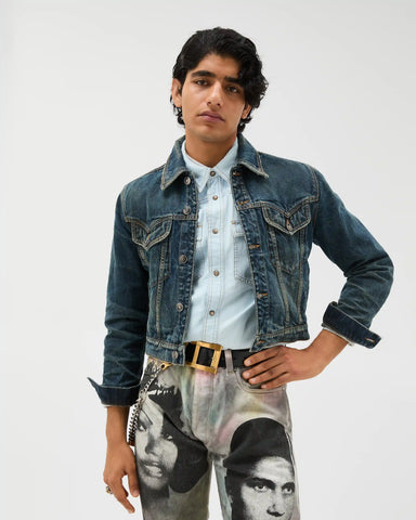 Distressed Denim Jacket