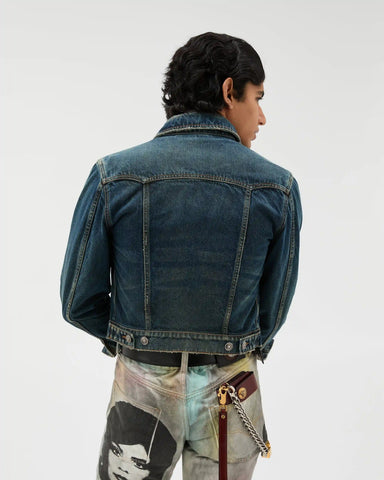 Distressed Denim Jacket