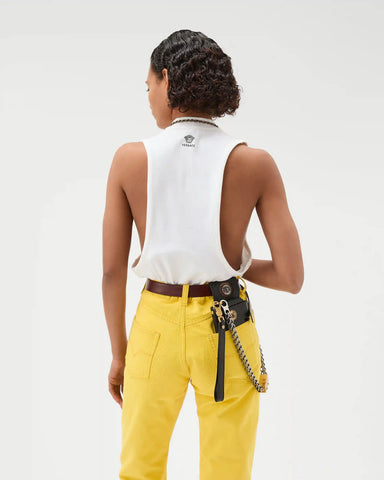 Embroidered Stretch Cotton-Jersey Tank Top
