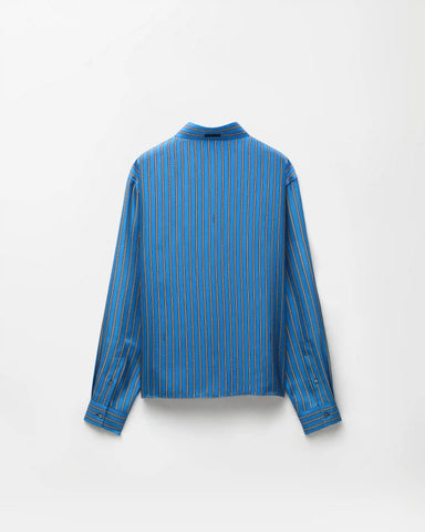 Printed Silk Twill Regular Shirt