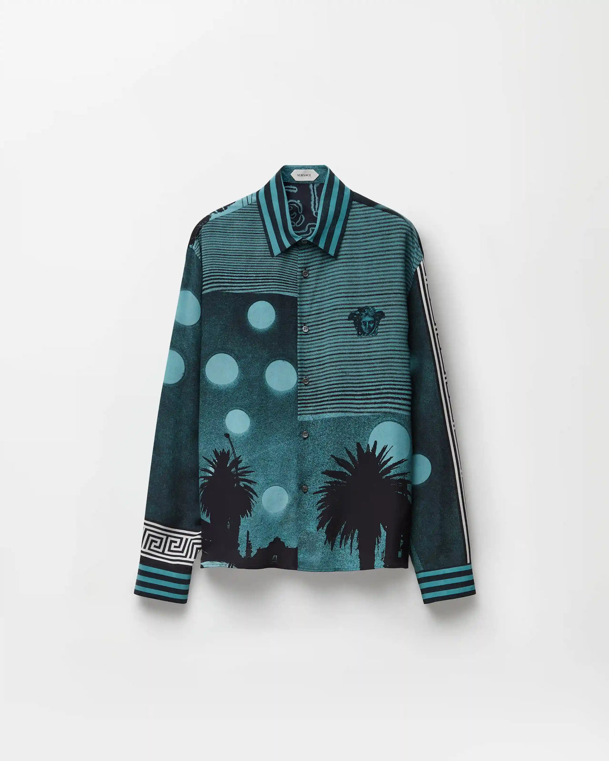 Printed Silk CrÃªpe De Chine Regular Shirt
