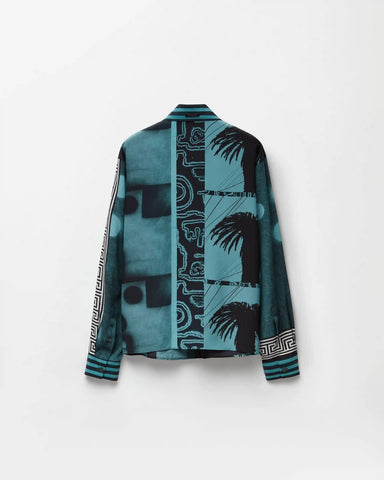Printed Silk CrÃªpe De Chine Regular Shirt