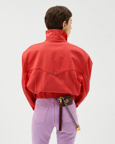 Oversized Denim Blouson
