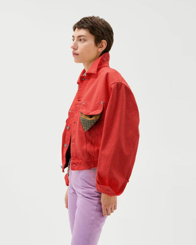 Oversized Denim Blouson