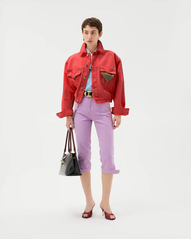 Oversized Denim Blouson