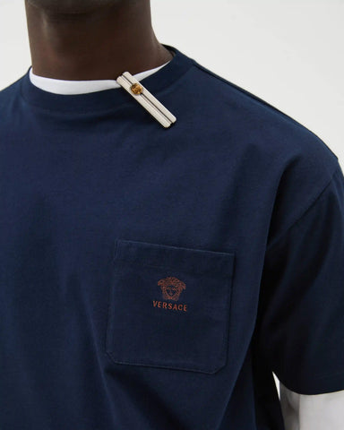 Embroidered Cotton-Jersey T-Shirt