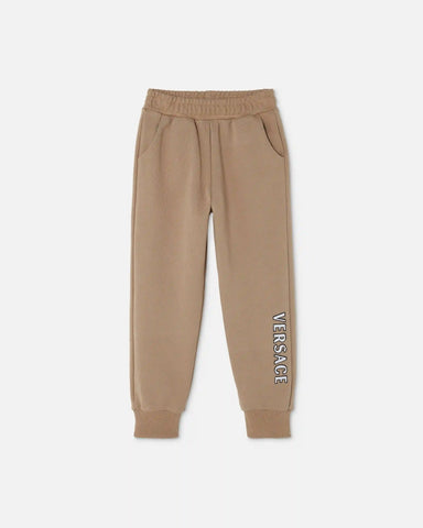 Kids Embroidered-Logo Cotton-Jersey Sweatpants