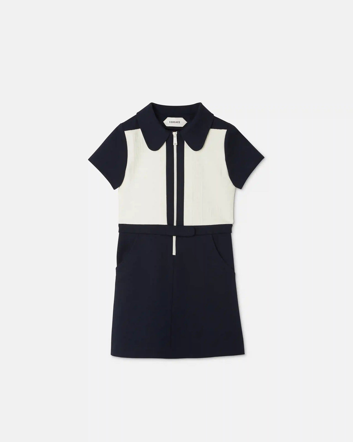 Kids Knit Milano-Stitch Polo Dress