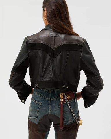 Leather Slim Blouson
