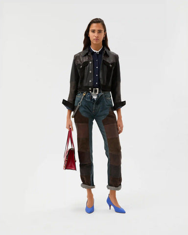 Leather Slim Blouson