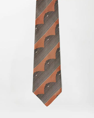 Printed Jacquard Silk Tie