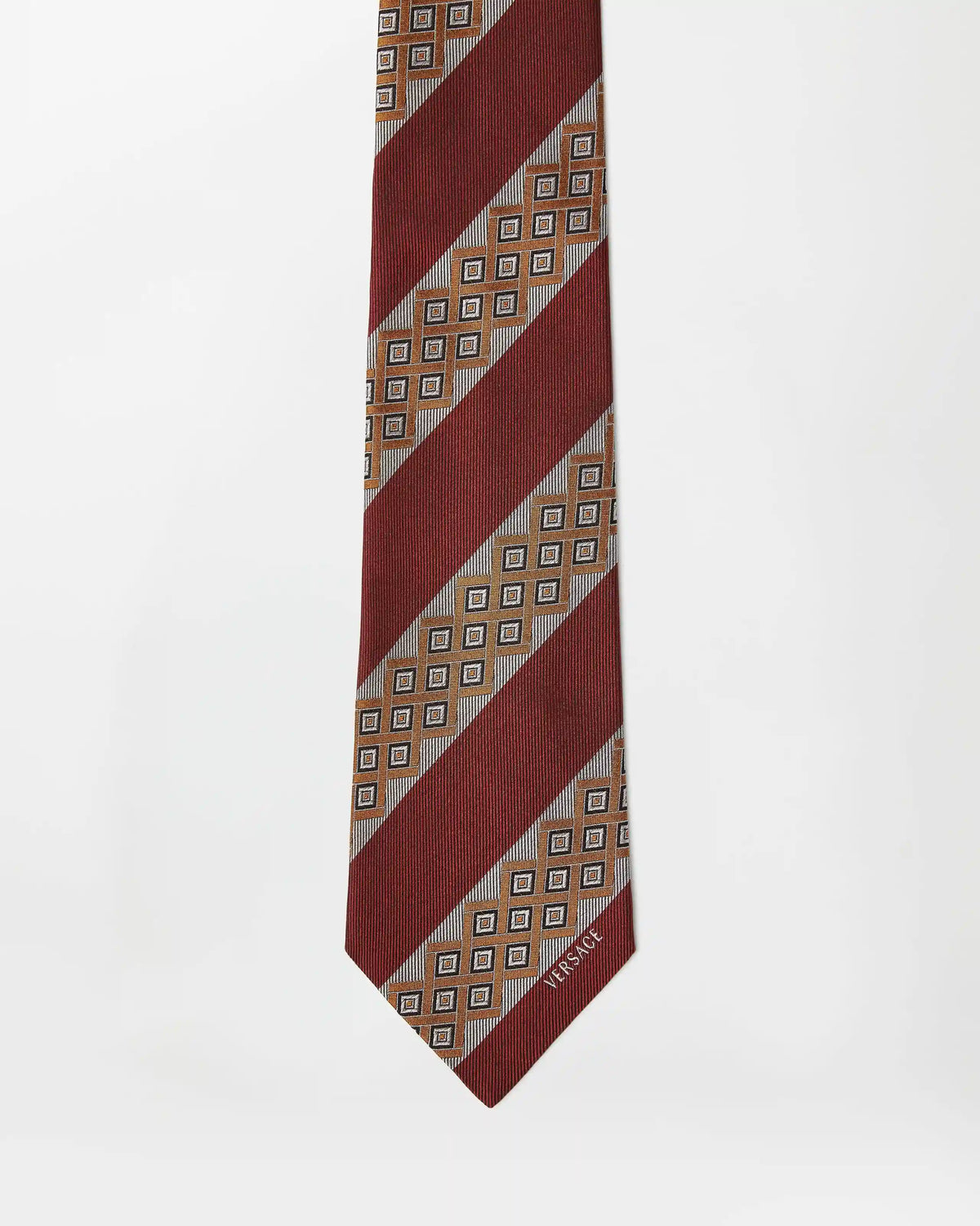 Printed Jacquard Silk Tie