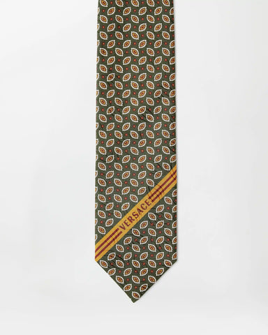 Printed Jacquard Silk Tie