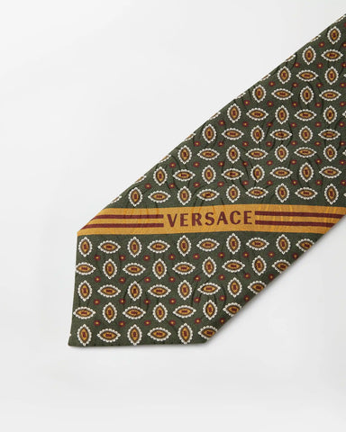 Printed Jacquard Silk Tie