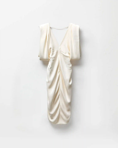CrÃªpe Marocaine Silk Midi Dress
