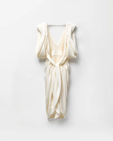 CrÃªpe Marocaine Silk Midi Dress