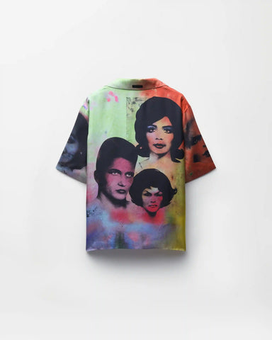 Printed Silk Twill Shirt