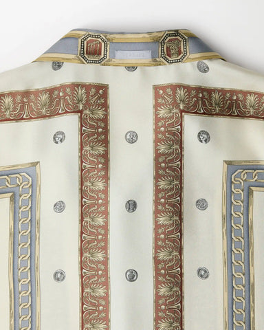 Printed Silk Twill Shirt