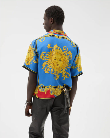 Printed Silk Twill Shirt