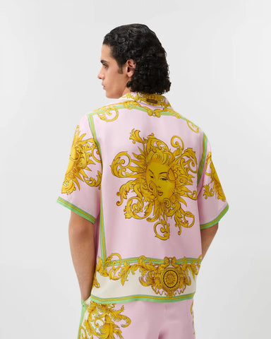Printed Silk Twill Shirt