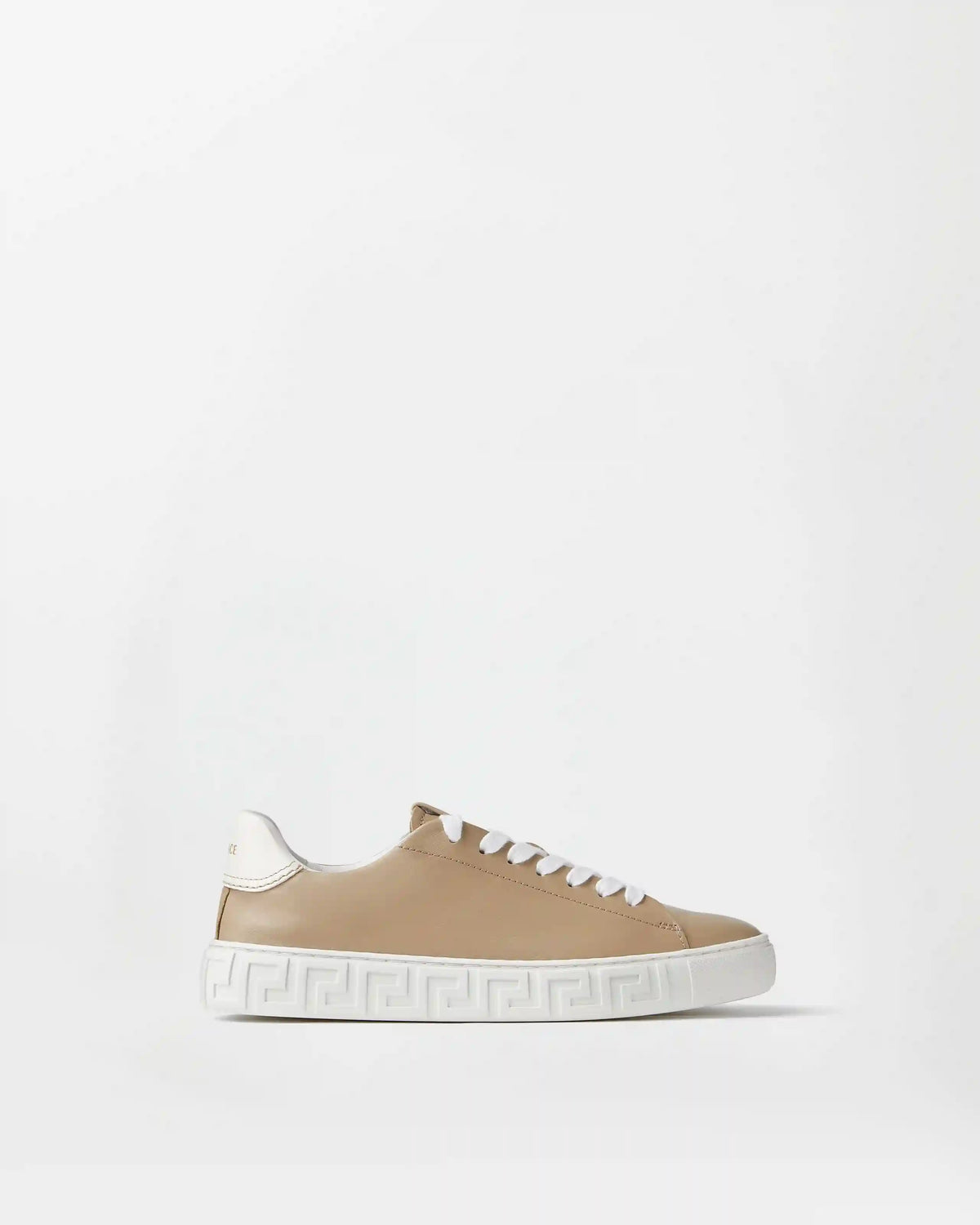 Greca Leather Sneakers