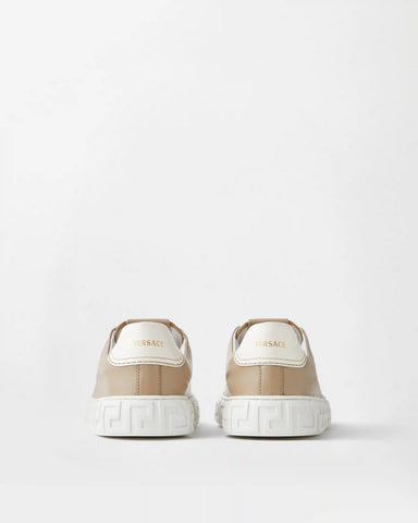 Greca Leather Sneakers