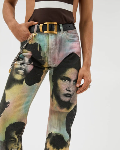 Printed Regular Jeans