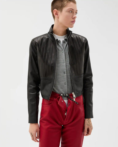 Leather Blouson