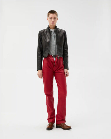 Leather Blouson