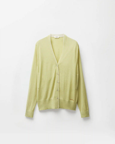 Embroidered Wool Knit Cardigan
