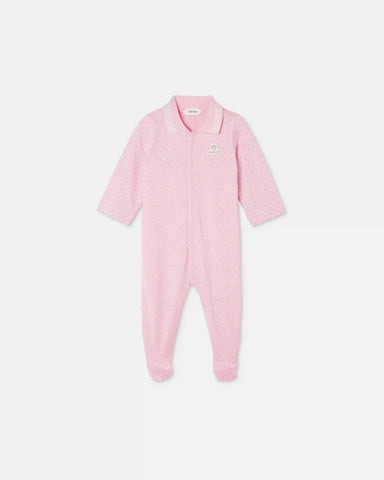 Baby Jacquard Cotton-PiquÃ© Sleepsuit