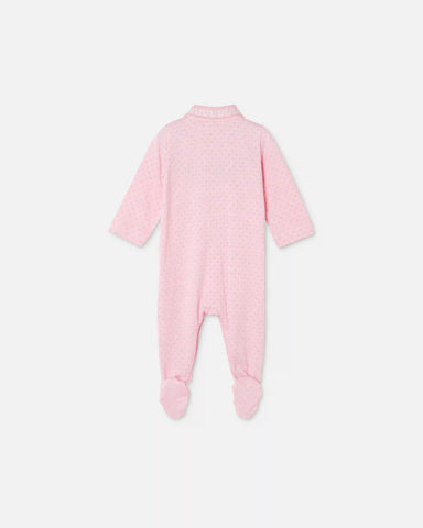 Baby Jacquard Cotton-PiquÃ© Sleepsuit