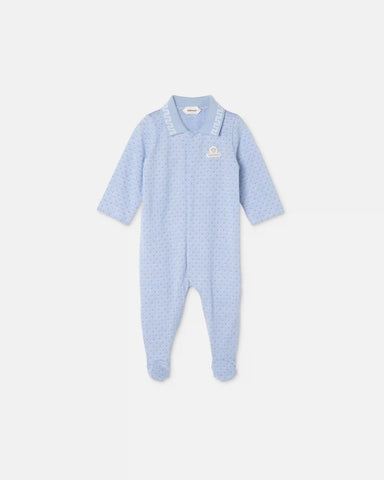Baby Jacquard Cotton-PiquÃ© Sleepsuit