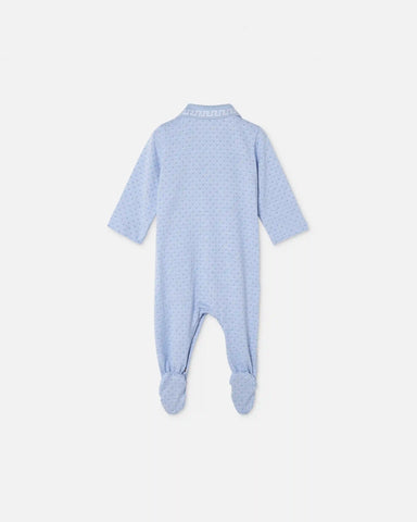 Baby Jacquard Cotton-PiquÃ© Sleepsuit