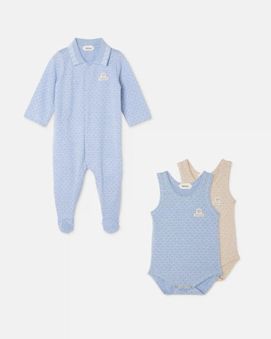 Baby Jacquard Cotton-PiquÃ© Bodysuit 2-Pack