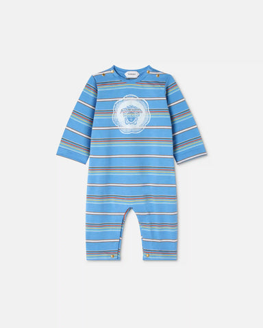 Baby Printed Cotton-Jersey Sleepsuit