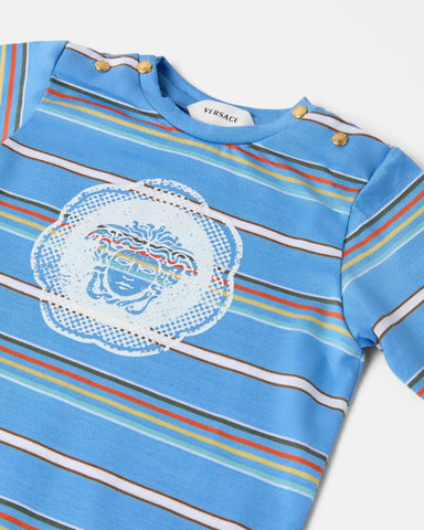 Baby Printed Cotton-Jersey Sleepsuit