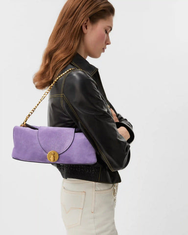 Vivian Suede Clutch