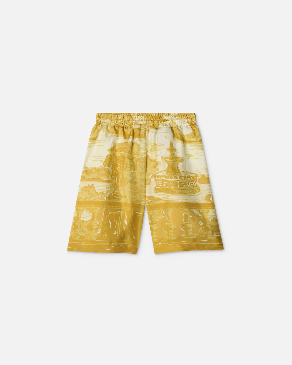Kids Printed Silk Twill Shorts