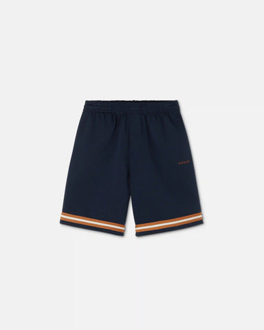 Kids Embroidered-Logo Stretch PiquÃ© Shorts