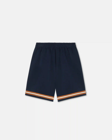 Kids Embroidered-Logo Stretch PiquÃ© Shorts