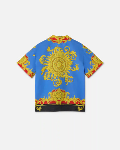 Kids Printed Cotton-Poplin Shirt