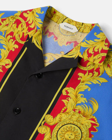 Kids Printed Cotton-Poplin Shirt