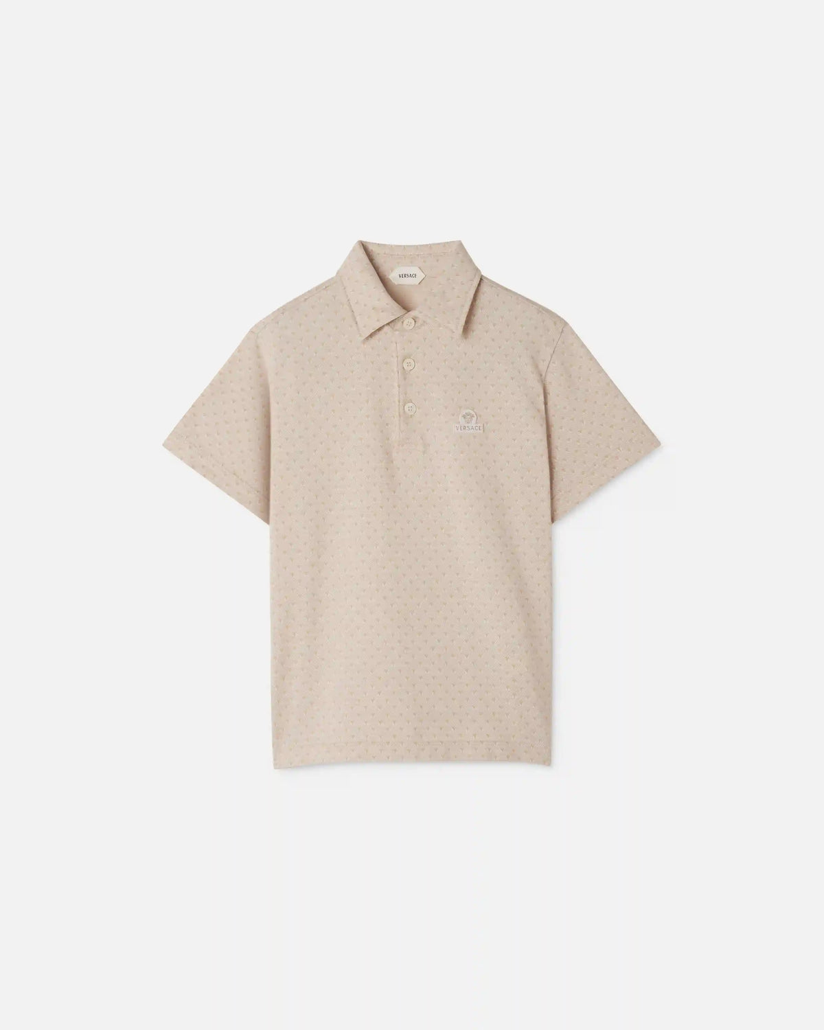 Kids Jacquard Cotton-PiquÃ© Polo