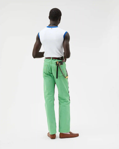 Embroidered Straight Jeans