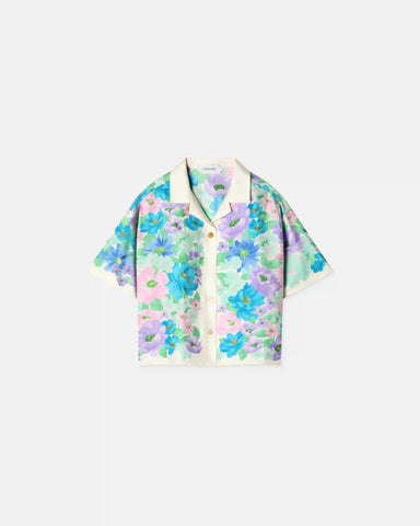 Kids Printed Silk-Twill Shirt