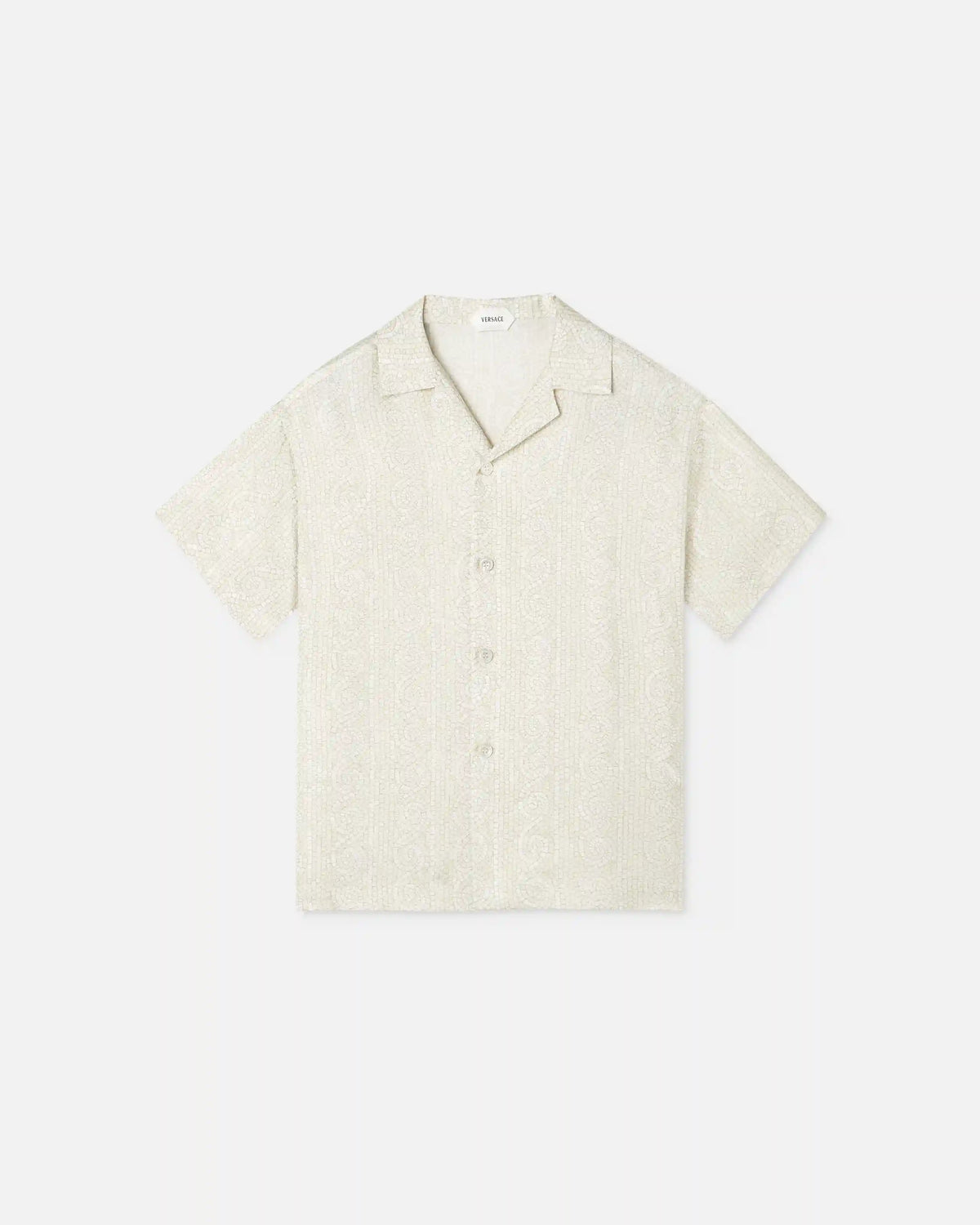 Kids Printed Silk Twill Shirt