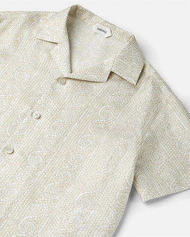 Kids Printed Silk Twill Shirt